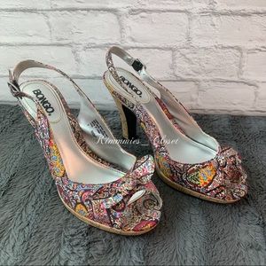 Bongo Kyra w/Bow Slingback  Heels